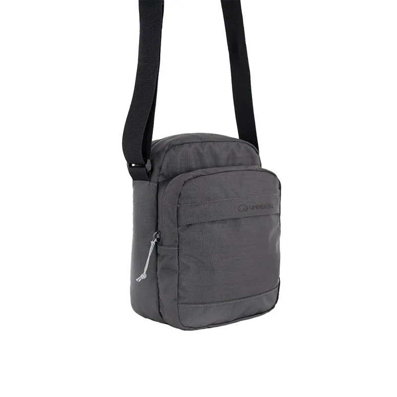 Lifeventure RFiD Shoulder Bag Recycled Grey